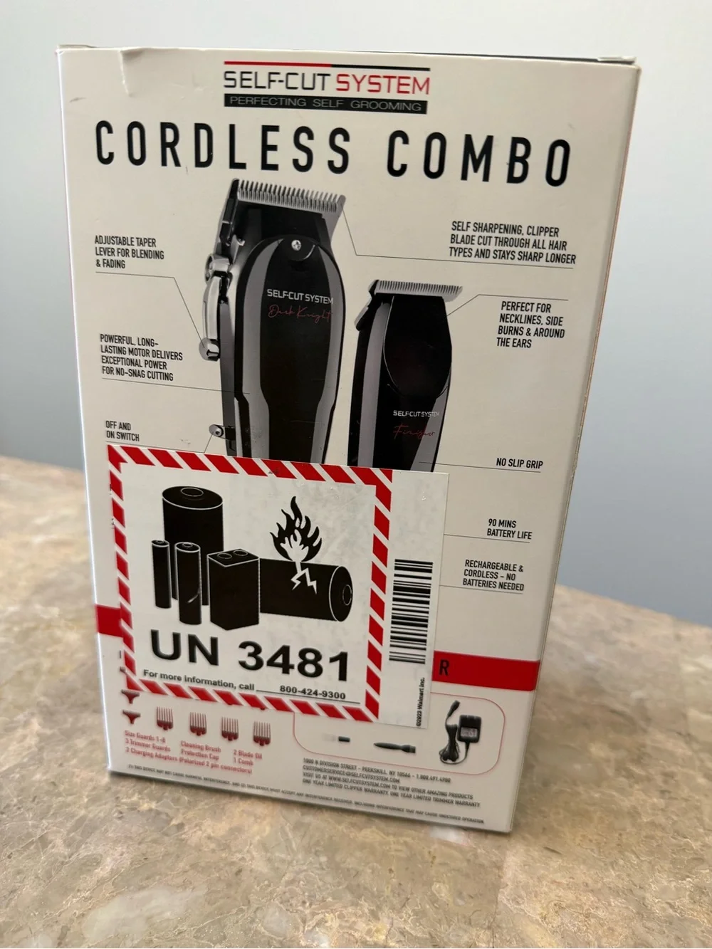 Self-Cut System Cordless clipper and trimmer combo set-22 pieces